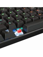 White Shark GK-2022B Shinobi Red Switches Mechanical 60% Gaming Keyboard Black US
