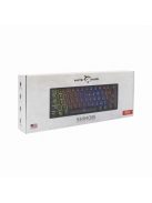 White Shark GK-2022B Shinobi Red Switches Mechanical 60% Gaming Keyboard Black US