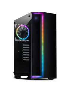 Inter-Tech S-3906 Renegade RGB Tempered Glass Black