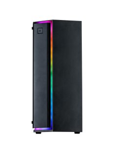 Inter-Tech S-3906 Renegade RGB Tempered Glass Black