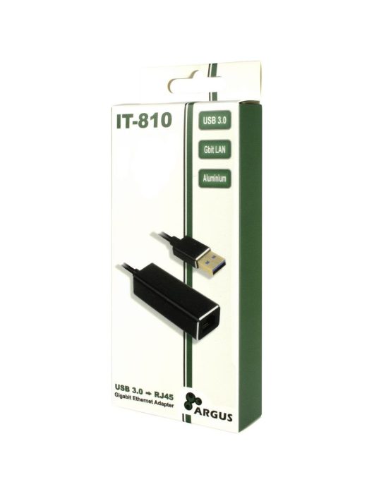 Inter-Tech Argus IT-810 USB Gigabit Ethernet Adapter Black