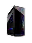 Inter-Tech X-908 Infini2 RGB Tempered Glass Black