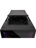 Inter-Tech X-908 Infini2 RGB Tempered Glass Black