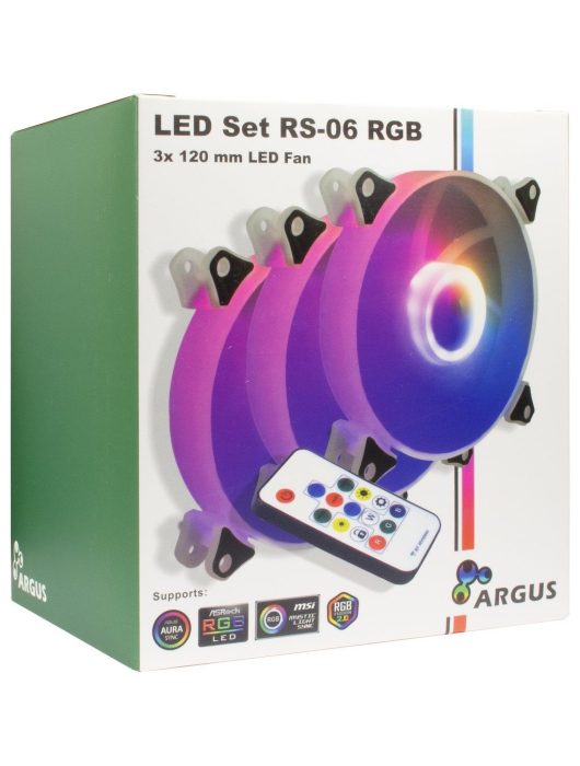 Inter-Tech ARGUS RGB-FAN SET RS-06
