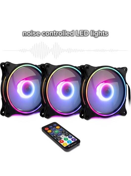 Inter-Tech ARGUS RGB-FAN SET RS-08