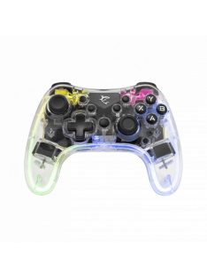 White Shark Legion Bluetooth Gamepad Transparent