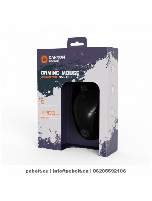Canyon CND-SGM211 Gaming mouse Black