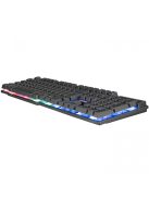 Everest KB-188 Borealis Rainbow RGB Keyboard Black HU