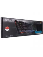 Everest KB-188 Borealis Rainbow RGB Keyboard Black HU