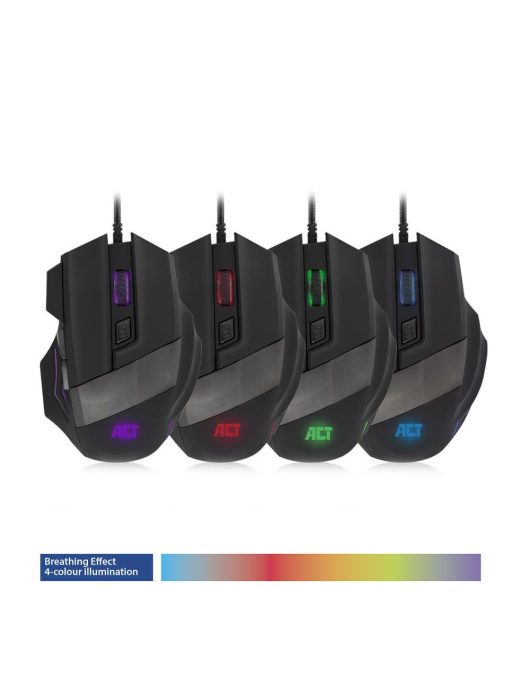 ACT AC5000 Wired Gaming Mouse with illumination Black