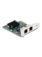 DeLock PCI Express x1 Card to 2x RJ45 Gigabit LAN BCM