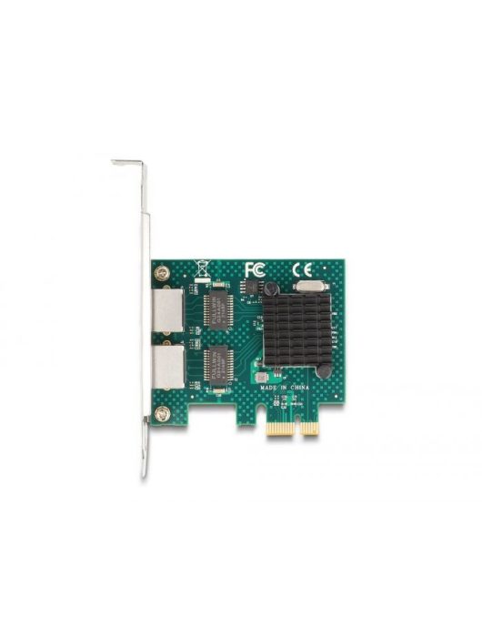 DeLock PCI Express x1 Card to 2x RJ45 Gigabit LAN BCM