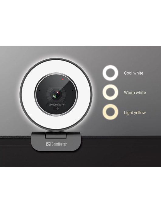 Sandberg Streamer Pro Elite Webkamera Black