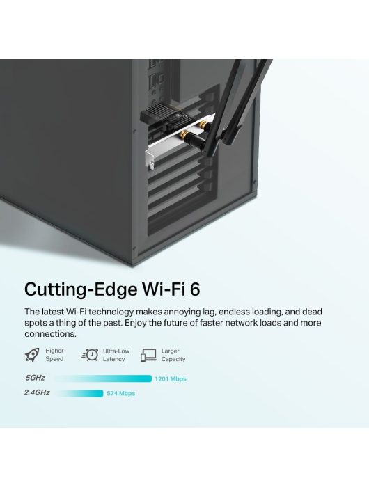 TP-Link Archer TX20E AX1800 Wi-Fi 6 Bluetooth 5.2 PCIe Adapter