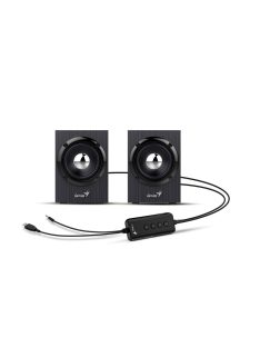Genius SP-HF385BT Bluetooth Speaker Wood Black Gray