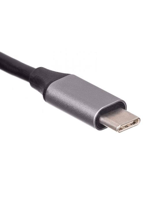 Akyga AK-AD-66 HUB USB Type-C to 3x USB 3.0 Network Card 10/100/1000 15cm