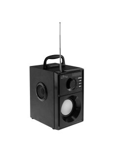 Media-Tech MT3179 Boombox Silver Bluetooth Speaker Black