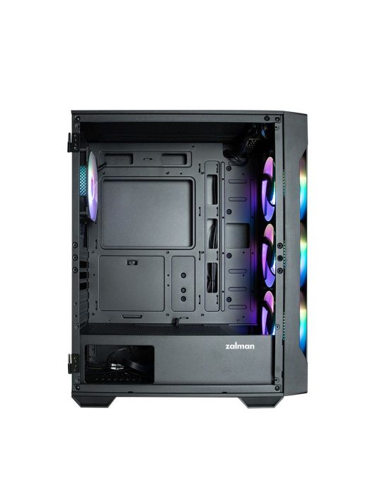 Zalman I3 Neo TG Tempered Glass Black