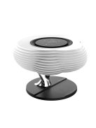 Promate  HomeCloud 3-in-1 Cloud Design Wireless Speaker with LED Nightlight and Wireless Charger Black/White