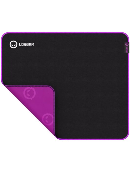 LORGAR Main 315 Egérpad Black/Purple