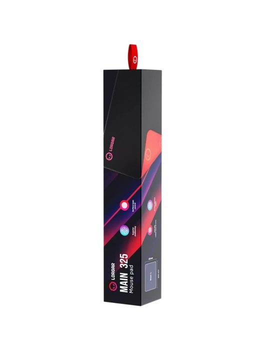 LORGAR Main 315 Egérpad Black/Red
