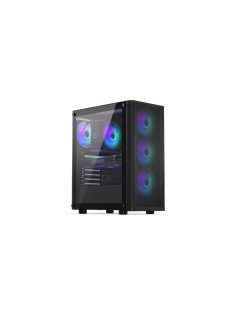 Endorfy Ventum 200 ARGB Tempered Glass Black