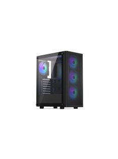 Endorfy Ventum 200 ARGB Tempered Glass Black