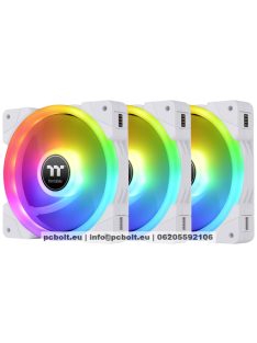   Thermaltake SWAFAN EX12 RGB PC Cooling Fan White TT Premium Edition (3-Fan Pack)