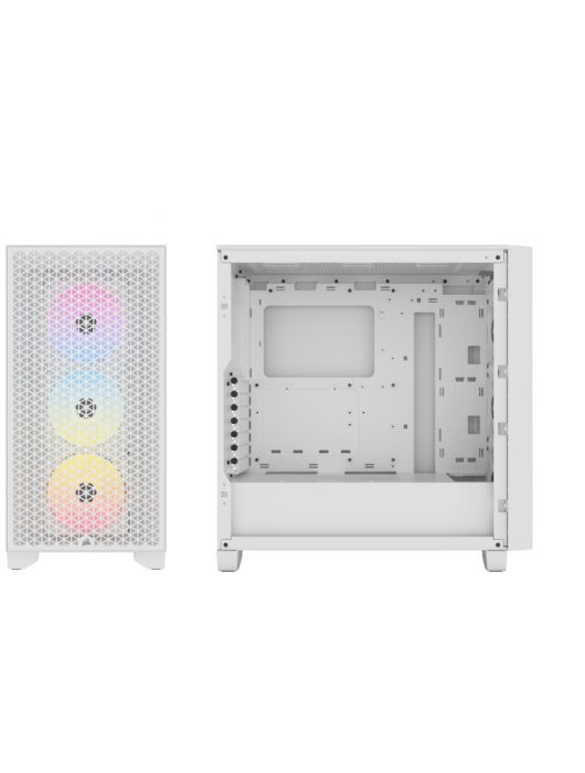 Corsair 3000D RGB Airflow Tempered Glass White