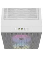 Corsair 3000D RGB Airflow Tempered Glass White