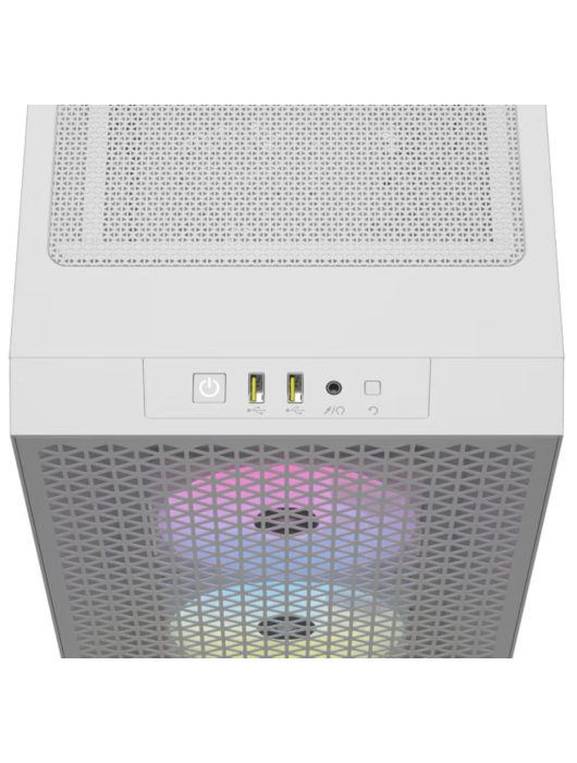 Corsair 3000D RGB Airflow Tempered Glass White