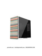 Geometric Future Bohemia Tempered Glass White