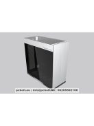 Geometric Future Dharma Tempered Glass Silver