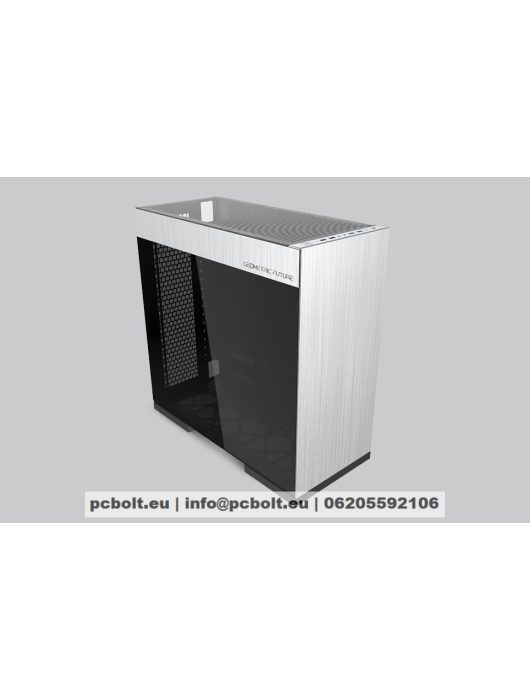 Geometric Future Dharma Tempered Glass Silver