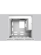 Geometric Future Lohan Tempered Glass White