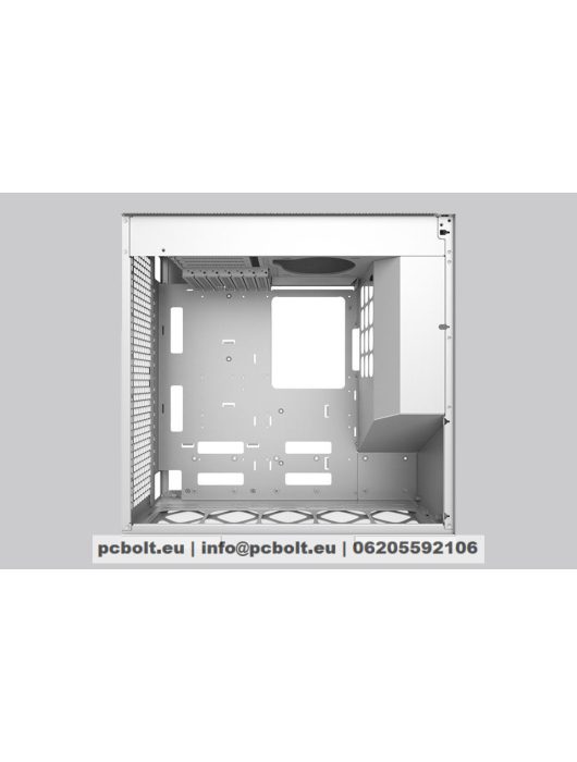 Geometric Future Lohan Tempered Glass White