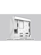 Geometric Future Lohan Tempered Glass White