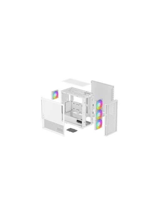 DeepCool CH560 DIGITAL WH Tempered Glass White