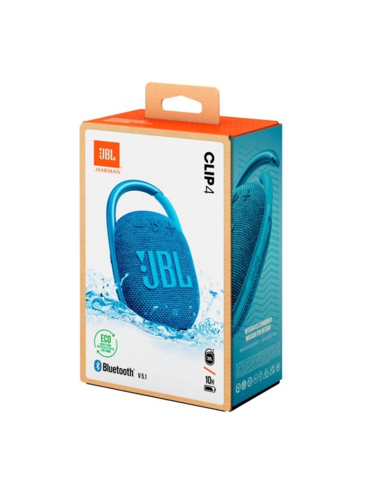 JBL Clip4 Eco Bluetooth Ultra-portable Waterproof Speaker Blue