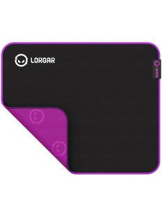 LORGAR Main 313 Egérpad Black/Purple