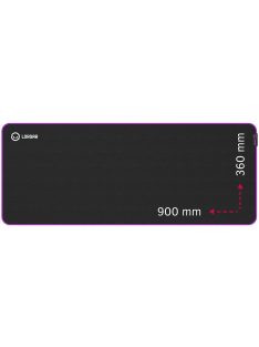 LORGAR Main 319 Egérpad Black/Purple