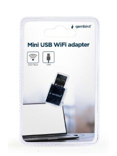 Gembird WNP-UA300-01 Mini USB WiFi adapter 300 Mbps Black