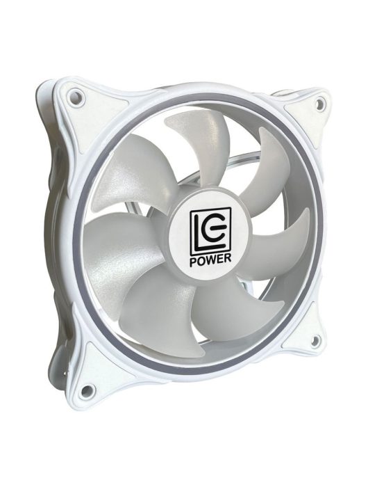 LC Power LC-CF-120-ARGB-W 120mm ARGB Case Fan White