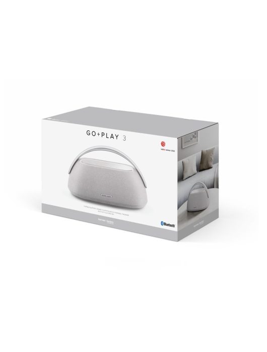 harman/kardon Go+ Play 3 Bluetooth Portable Speaker Grey
