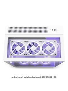 NZXT H9 Elite Tempered Glass Matte White