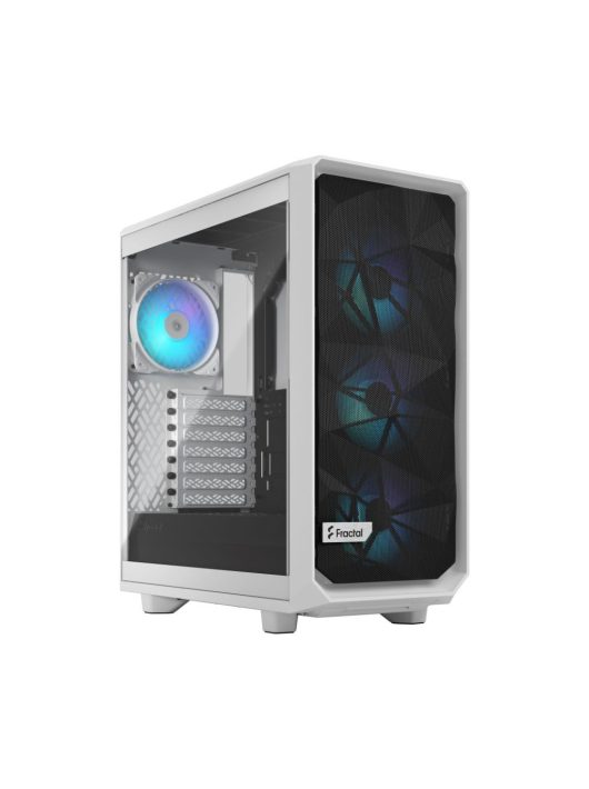 Fractal Design Meshify 2 Compact RGB Tempered Glass Tint Clear White