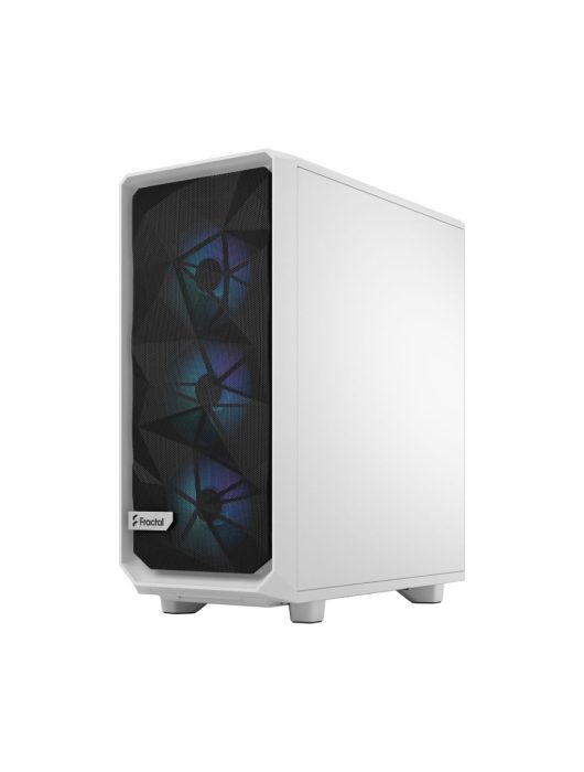 Fractal Design Meshify 2 Compact RGB Tempered Glass Tint Clear White