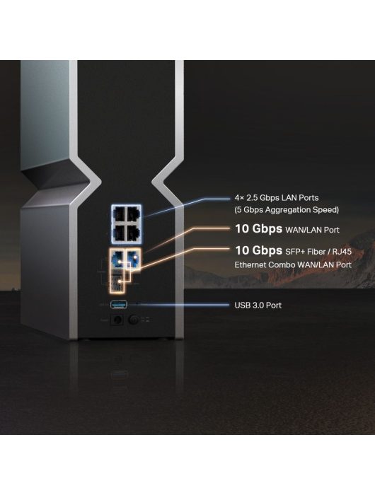 TP-Link Archer BE800 BE19000 Tri-Band Wi-Fi 7 Router