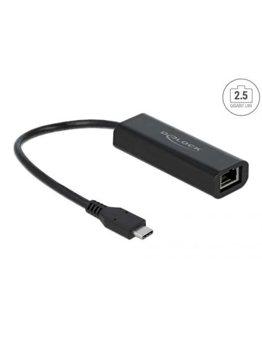 DeLock Adapter USB Type-C male to 2.5 Gigabit LAN