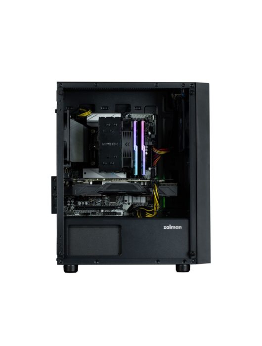 Zalman T3 Plus Tempered Glass Black